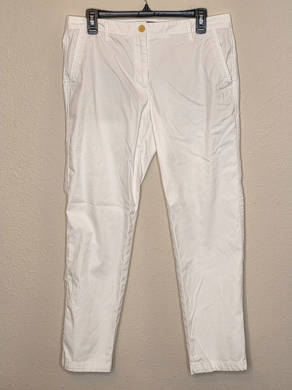 Talbots White Relaxed Chino Pants - Size 6